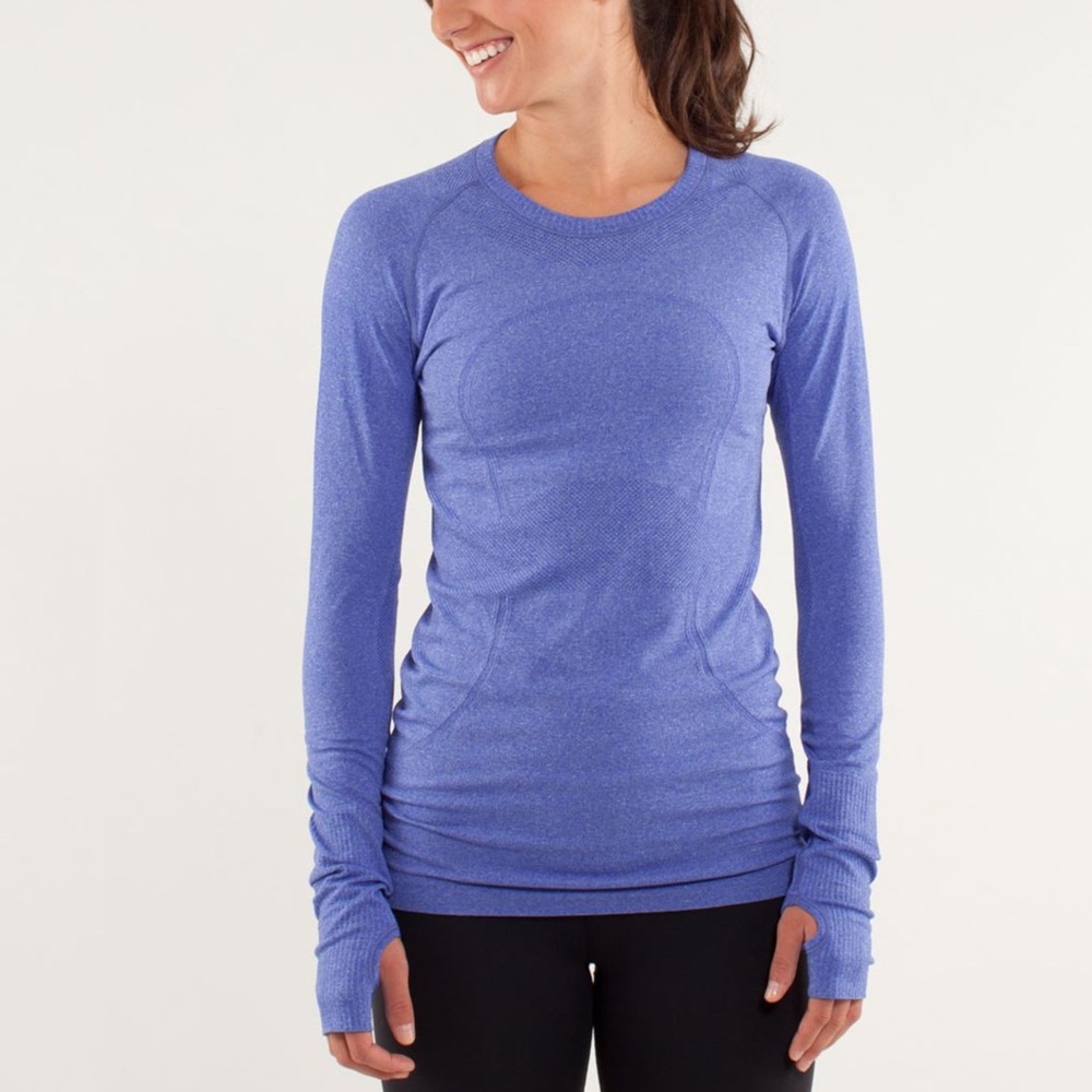 Rare Lululemon Run: Swiftly Tech Long Sleeve Sz 6… - image 1